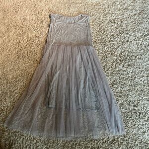 Tulle dress.